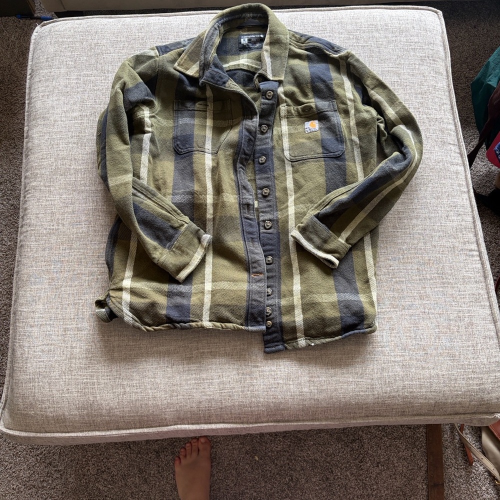 Carhartt White Button Down Shirt